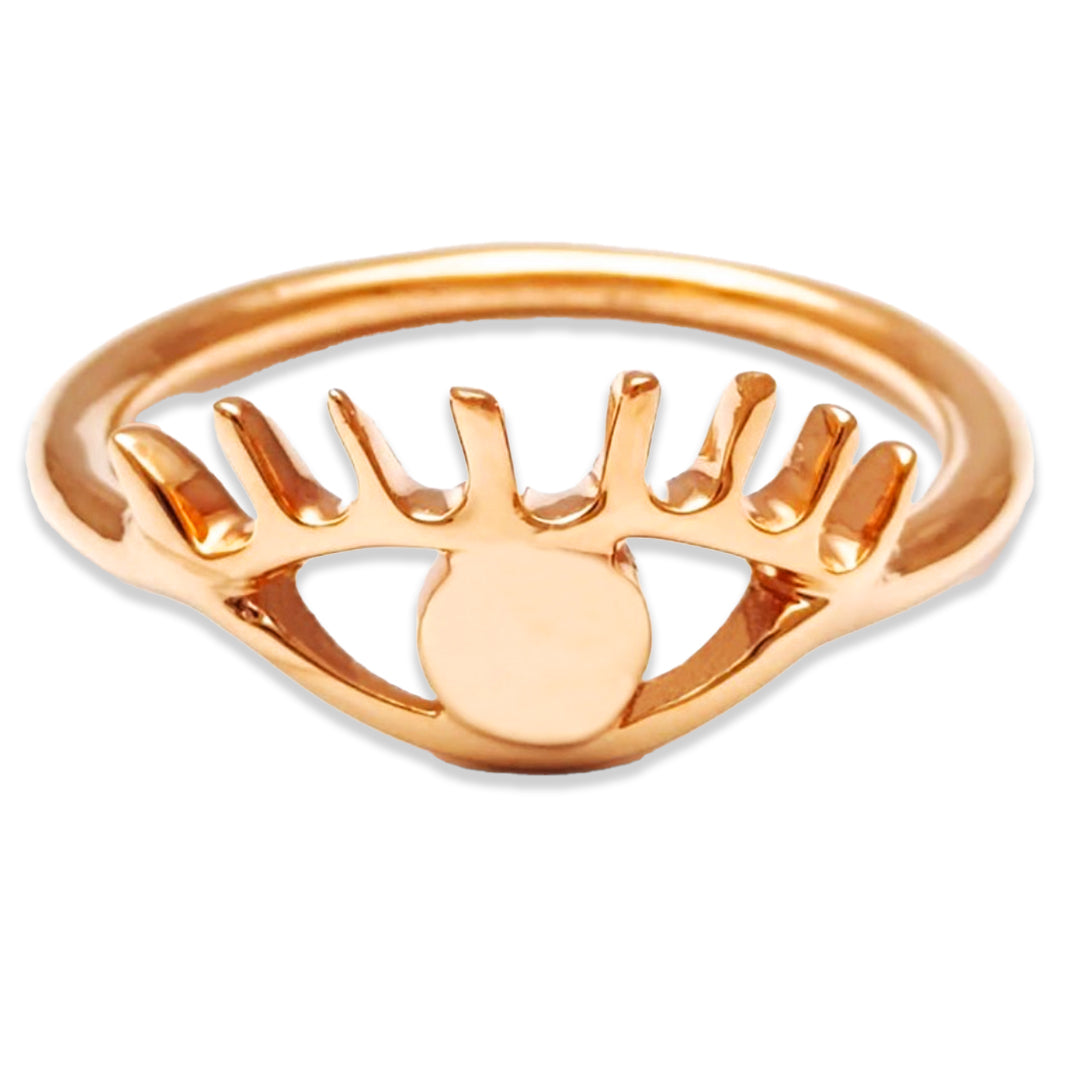 Sumérjase en la sabiduría profunda y el estilo único con nuestro Anillo Ojo ZABULON Oro / Oro Rosa / Oro Blanco 14k. Este anillo, con un diseño evocador de un ojo, no es solo una pieza de joyería, sino una representación de la percepción, y la visión perspicaz. Cada detalle está diseñado para reflejar un sentido profundo de introspección, atrapando la mirada de quienes lo observen.