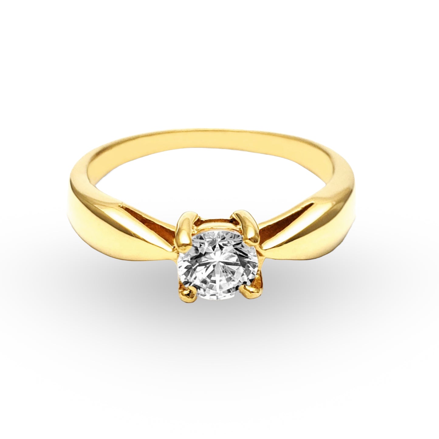 El Anillo de Compromiso ZABULON, con su zirconia central y disponible en Oro / Oro Rosa / Oro Blanco 14k, es el símbolo perfecto de un amor puro y eterno. Esta pieza, que se distingue por su elegancia clásica y su diseño atemporal, promete ser un compañero duradero en su viaje conjunto.