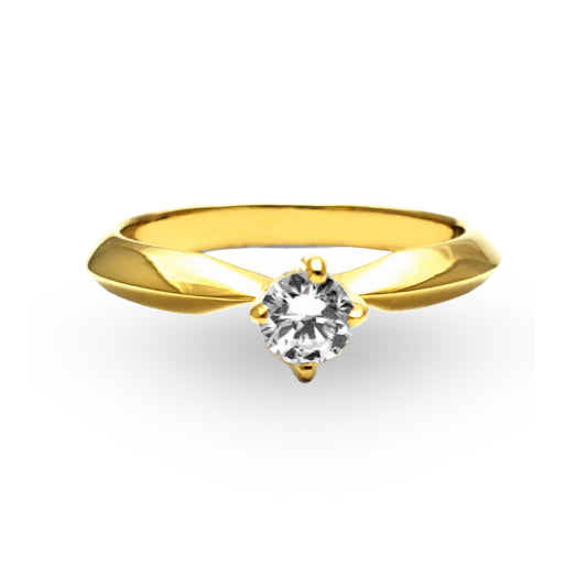 Déjese enamorar por la delicadeza del Anillo de Compromiso ZABULON en Oro / Oro Rosa / Oro Blanco 14k con Zirconia, un testimonio de la belleza en la promesa eterna. Este anillo, con su zirconia resplandeciente, no es solo una joya, sino un símbolo de un futuro juntos, brillante y puro.