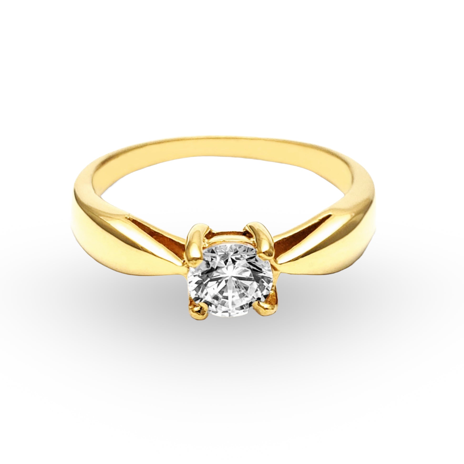 El Anillo de Compromiso ZABULON, con su zirconia central y disponible en Oro / Oro Rosa / Oro Blanco 14k, es el símbolo perfecto de un amor puro y eterno. Esta pieza, que se distingue por su elegancia clásica y su diseño atemporal, promete ser un compañero duradero en su viaje conjunto.