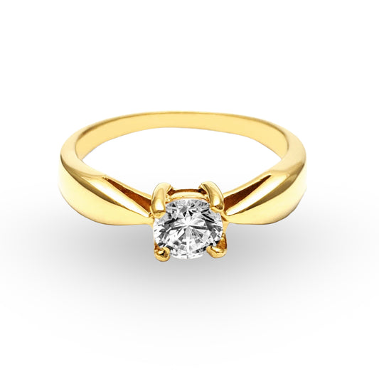 El Anillo de Compromiso ZABULON, con su zirconia central y disponible en Oro / Oro Rosa / Oro Blanco 14k, es el símbolo perfecto de un amor puro y eterno. Esta pieza, que se distingue por su elegancia clásica y su diseño atemporal, promete ser un compañero duradero en su viaje conjunto.