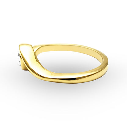 El Anillo de Compromiso ZABULON, una delicada creación en Oro / Oro Rosa / Oro Blanco 14k con Zirconia, representa la unión de dos almas en una pieza que es tanto testigo como protagonista de su amor eterno. Su diseño fluido y la piedra central resplandeciente son el sello de una promesa elegante y perdurable.