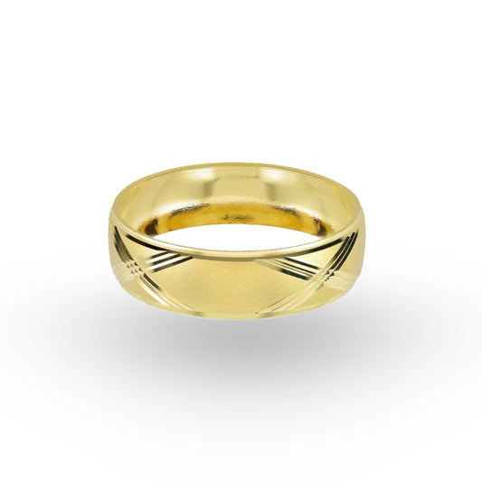 La Argolla de Matrimonio Oro 14k de ZABULON es la encarnación de la elegancia atemporal y el compromiso duradero. Diseñada para reflejar la luz y el amor con cada movimiento, esta argolla es un verdadero testimonio de la promesa matrimonial.