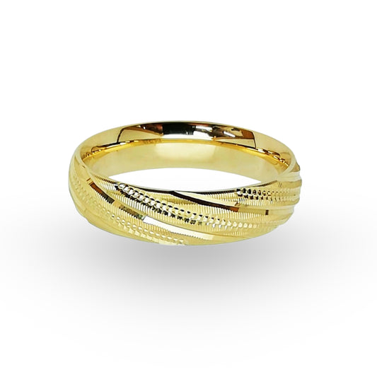 La Argolla de Matrimonio en Oro 14k de ZABULON es un tributo a la elegancia y a la dedicación que requiere una unión matrimonial. Con una superficie que captura la luz de manera exquisita y detalles finamente elaborados, esta argolla es un emblema de amor que perdurará por siempre.