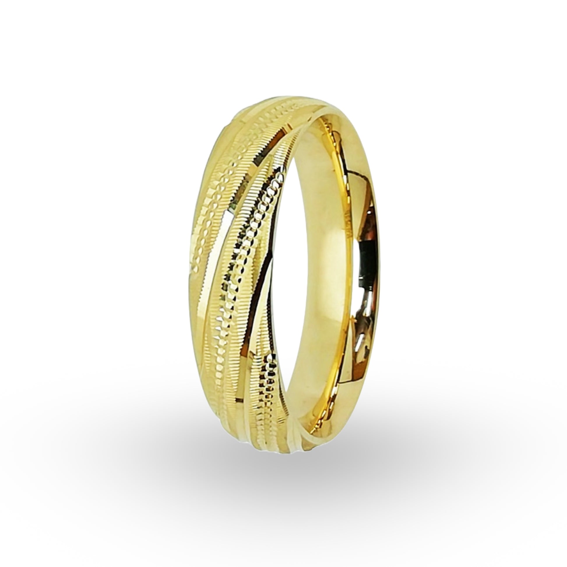 La Argolla de Matrimonio en Oro 14k de ZABULON es un tributo a la elegancia y a la dedicación que requiere una unión matrimonial. Con una superficie que captura la luz de manera exquisita y detalles finamente elaborados, esta argolla es un emblema de amor que perdurará por siempre.