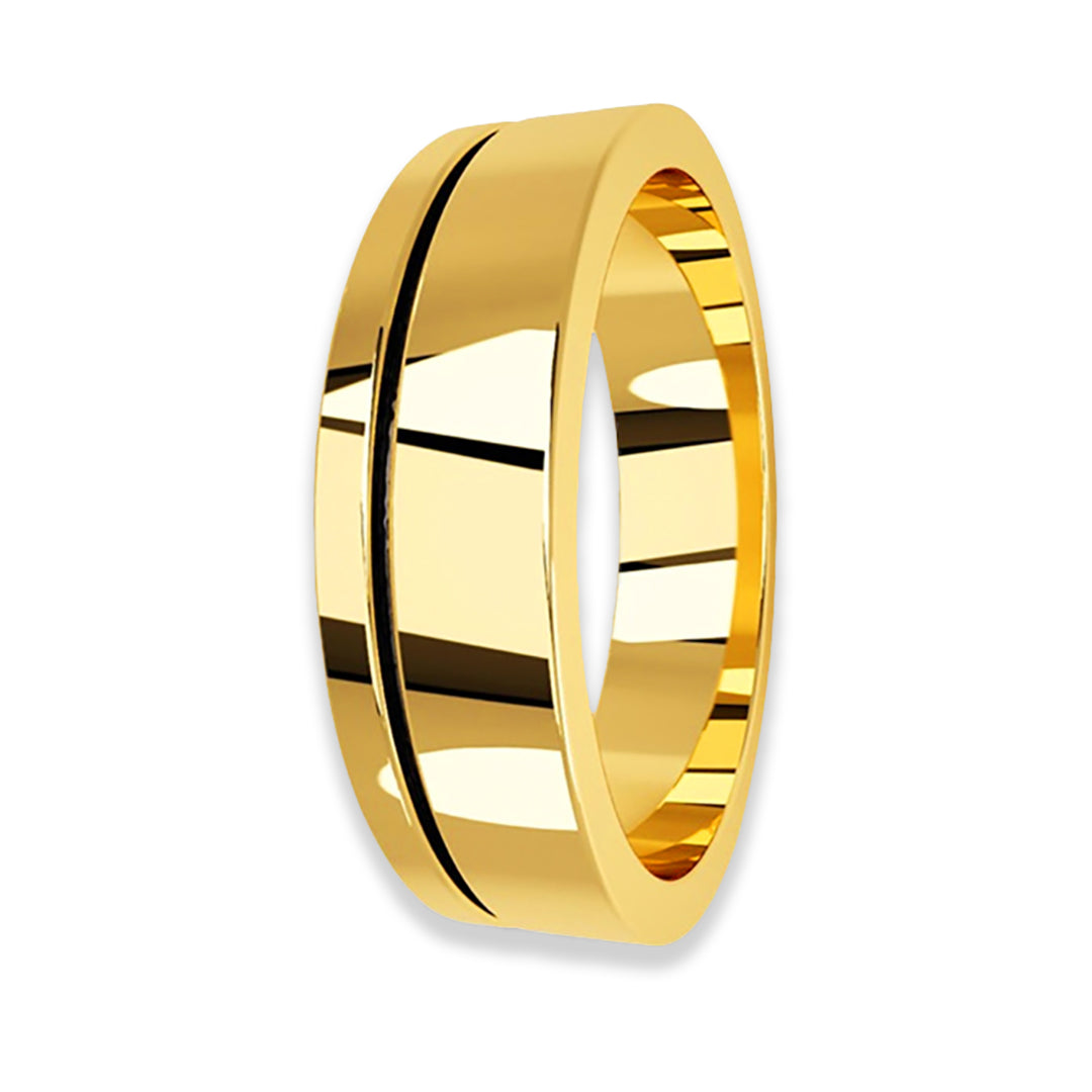 Inicie el sagrado compromiso del enlace matrimonial con la Argolla de Matrimonio en Oro 14k que presentamos. Esta joya, de lustre magnífico, es un testimonio del amor imperecedero y la fidelidad inquebrantable, uniendo la gracia pura con la majestuosidad, en un símbolo eterno de las promesas y sueños compartidos.