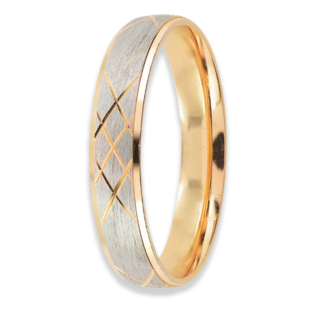 Déjese envolver por la cálida elegancia de nuestra Argolla de Matrimonio en Oro Rosa 14k. Un emblema que demuestra la pureza del amor y la unión eterna, cuyo resplandor rosado refleja la pasión y devoción compartida entre dos corazones.