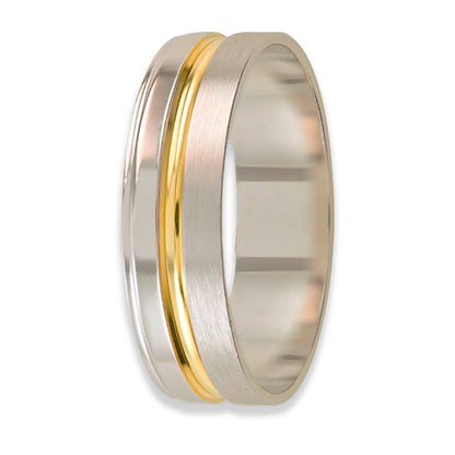 Celebre el especial compromiso del matrimonio con una argolla que muestra toda la belleza y amor de este momento. El oro y el oro blanco de 14k refleja la fuerza y la duración de su amor, creando un vínculo que durará y brillará con el tiempo. Es la historia de dos personas que deciden caminar juntas en un viaje de amor y respeto.