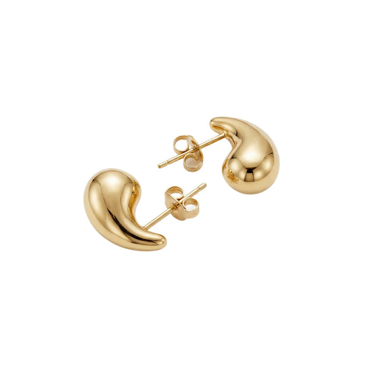 Aretes de oro de 14k