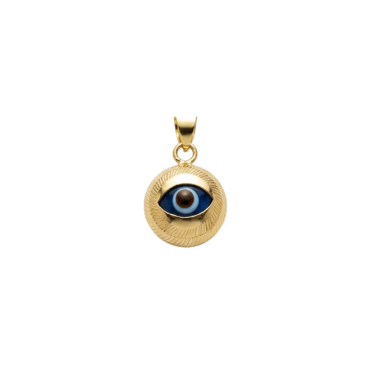 Colgante de ojo turco en Oro 14K