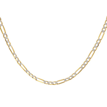 Cadena de oro 3×1 diamantada | Oro 14k
