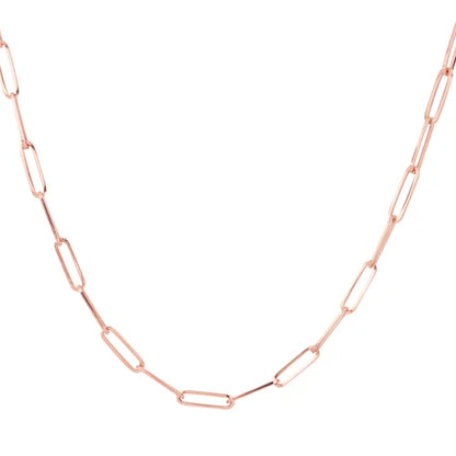 Paperclip Chain | 14k Gold | Paperclip Weave Gold Chain